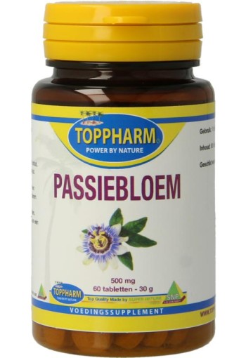 Toppharm Passiebloem 500mg (60 Tabletten)