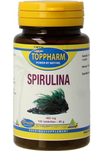 Toppharm Spirulina 400mg (100 Tabletten)
