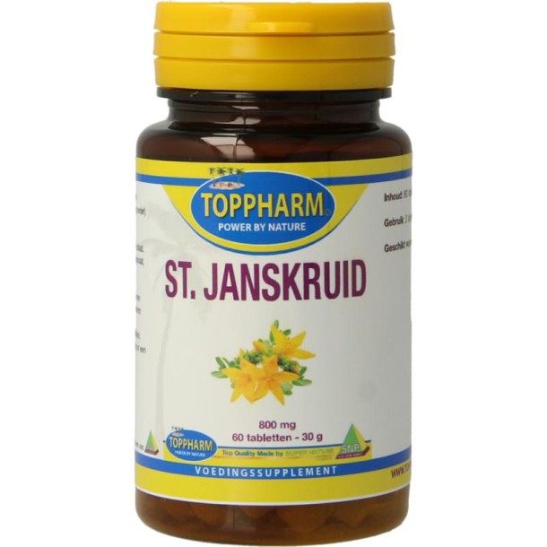 Toppharm St. Janskruid 800mg (60 Tabletten)