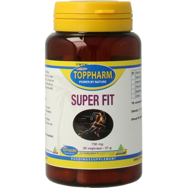 Toppharm Super fit 730mg (60 Vegetarische capsules)