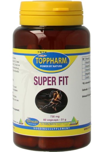 Toppharm Super fit 730mg (60 Vegetarische capsules)