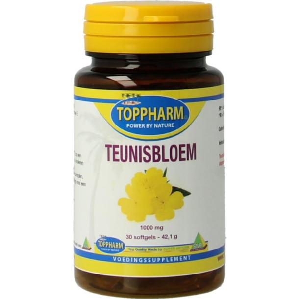 Toppharm Teunisbloem 1000mg (30 Softgels)