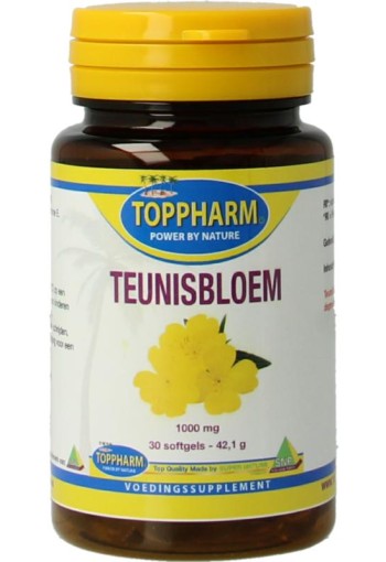 Toppharm Teunisbloem 1000mg (30 Softgels)