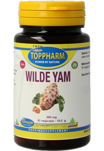 Toppharm Wilde Yam puur (30 Vegetarische capsules)