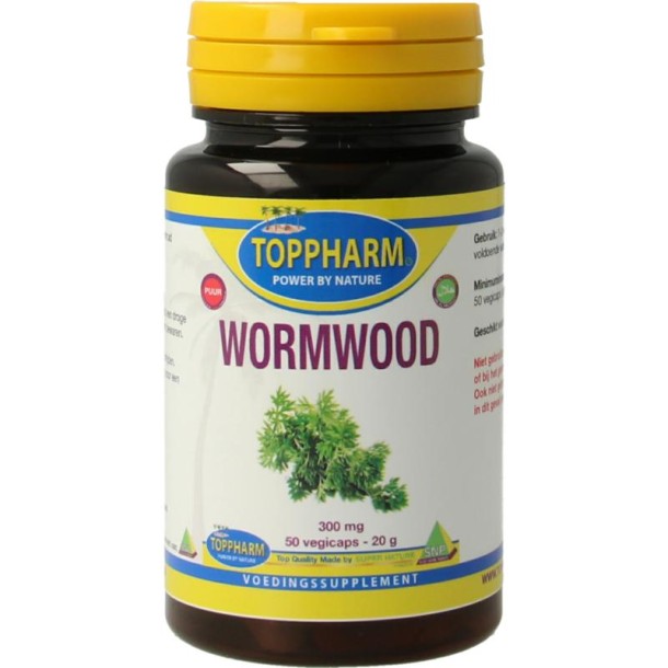 Toppharm Wormwood puur (50 Vegetarische capsules)