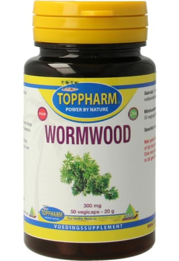 Toppharm Wormwood puur (50 Vegetarische capsules)