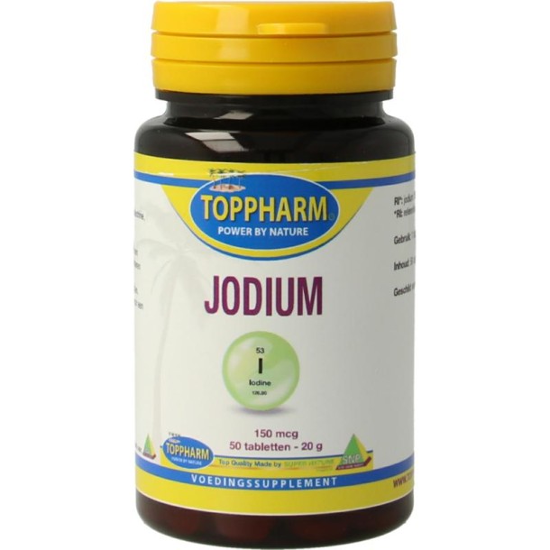 Toppharm Jodium 150mcg (50 Tabletten)