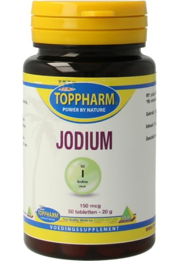 Toppharm Jodium 150mcg (50 Tabletten)