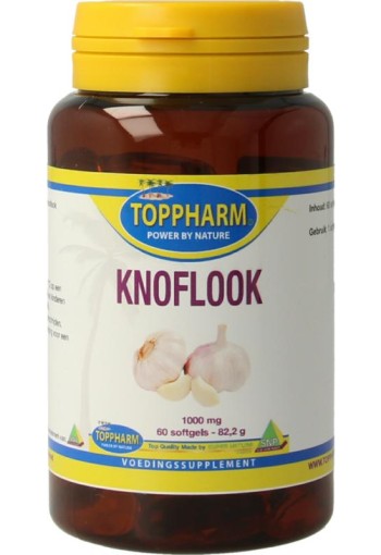 Toppharm Knoflook 1000mg (60 Softgels)