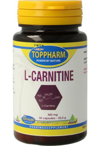Toppharm L-Carnitine 450mg (50 Capsules)