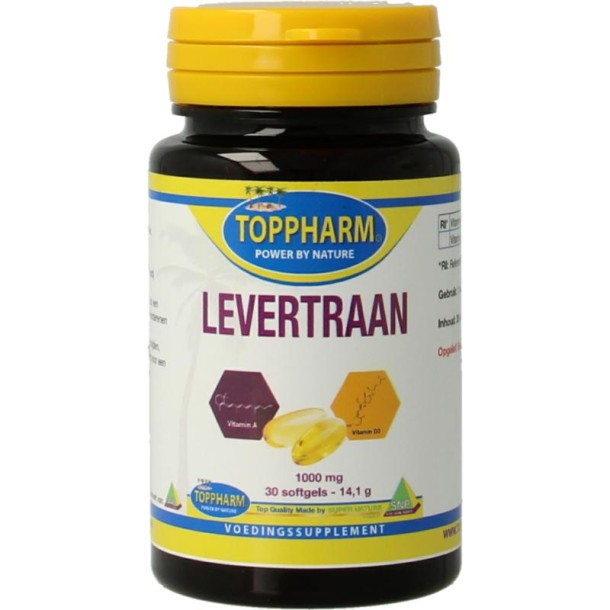 Toppharm Levertraan 1000mg (30 Softgels)