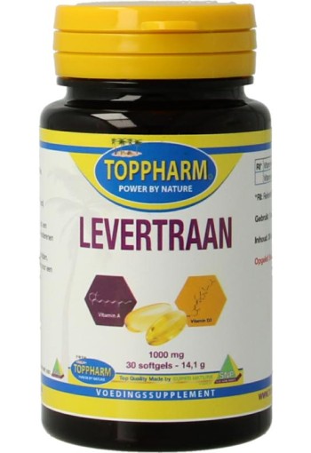 Toppharm Levertraan 1000mg (30 Softgels)