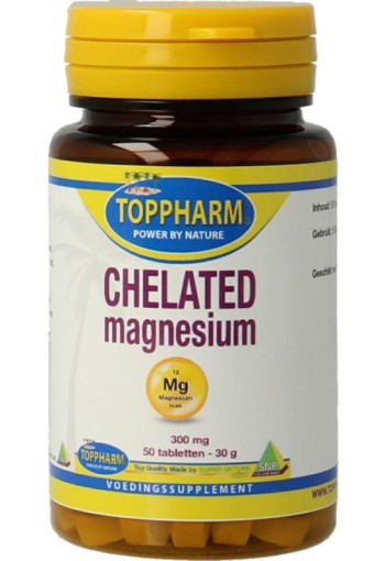 Toppharm Magnesium chelated 300mg (50 Tabletten)