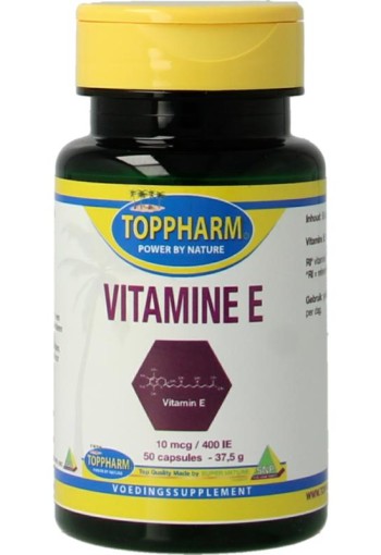 Toppharm Vitamine E 10mcg 400IE (50 Capsules)