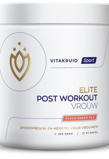 Vitakruid Elite post workout vrouw BCAA 4:1:1 & elektrolyten (325 Gram)