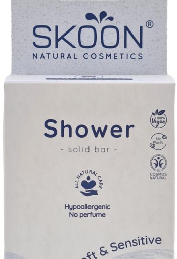 Skoon Solid shower soft & sensitive (90 Gram)