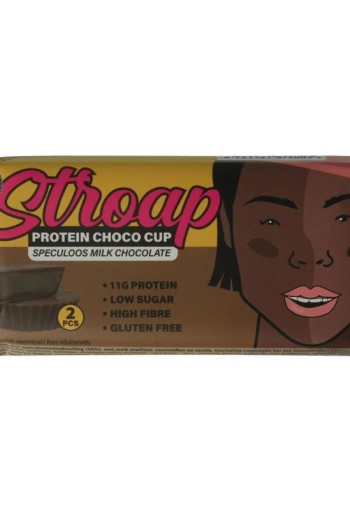 Stroap Protein choco cup speculoos milk chocolate (42 Gram)
