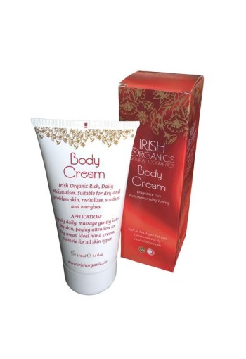 Irish Organics Bodycreme zeewier parfumvrij bio (150 Milliliter)