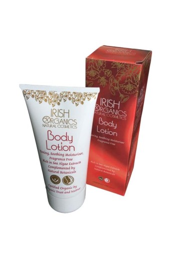 Irish Organics Bodylotion zeewier parfumvrij bio (150 Milliliter)