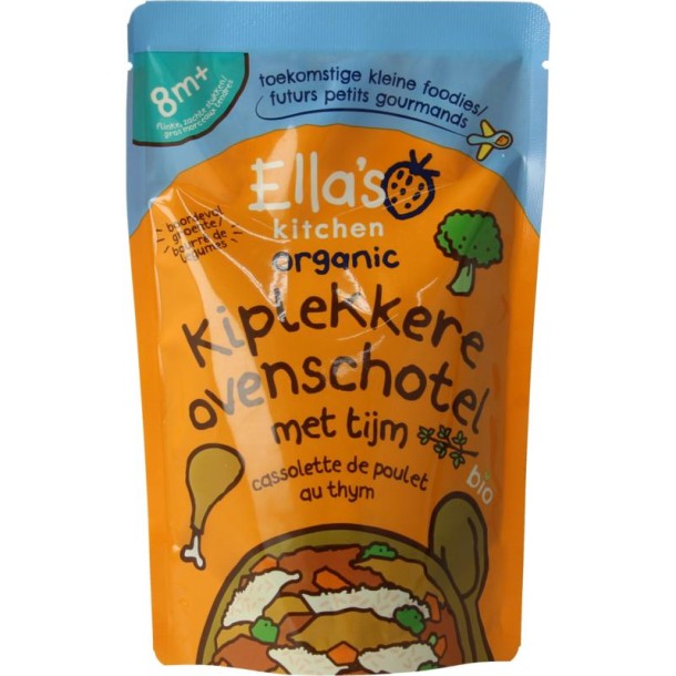 Ella's Kitchen Kiplekkere ovenschotel met tijm 8+ maanden bio (190 Gram)