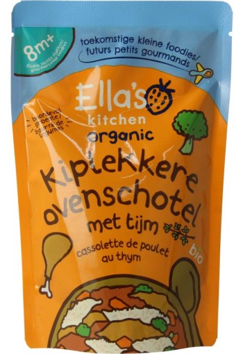 Ella's Kitchen Kiplekkere ovenschotel met tijm 8+ maanden bio (190 Gram)