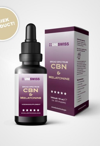 Uniswiss CBN broad spectrum & melatonine (10 Milliliter)