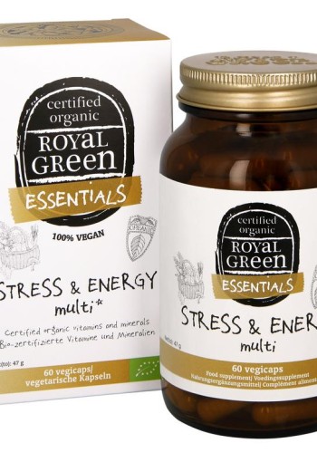 Royal Green Stress & energy multi bio (60 Vegetarische capsules)