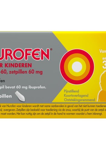 Nurofen Nurofen ibuprofen 60mg (10 Zetpillen)