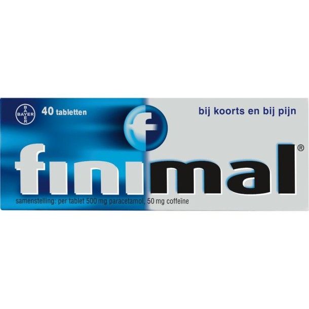 Finimal Paracetamol met coffeine 500/50mg (40 Tabletten)
