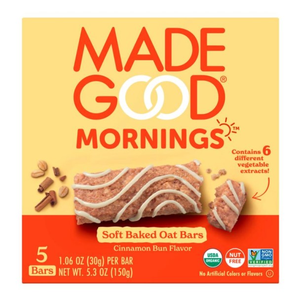 Madegood Morning bar cinnamon bun bio (5 Stuks)