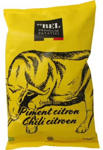 Rebel Aardappelchips chili lemon bio (125 Gram)