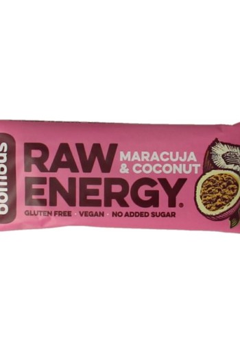 Bombus Raw energy bar maracuja & coconut (50 Gram)