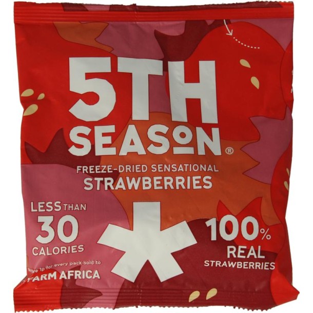 5TH Season Freeze dried strawberries (8 Gram)