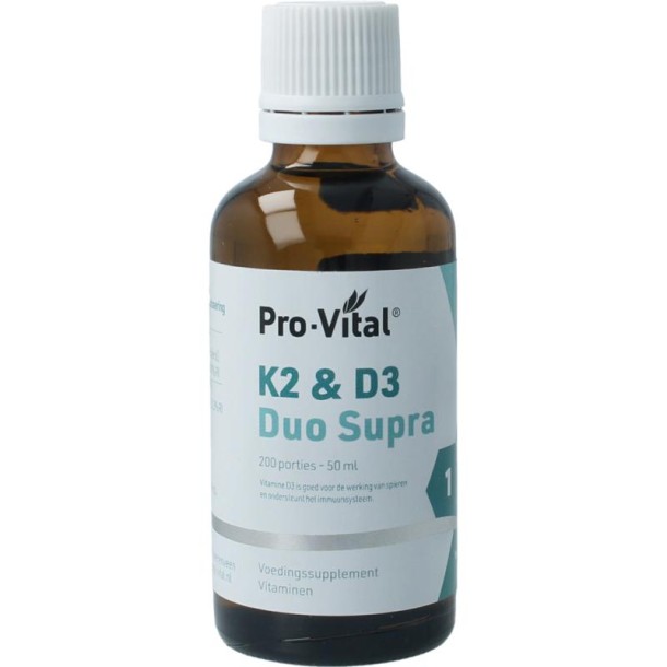 Pro-Vital Vitamine K2 & D3 duo (50 Milliliter)