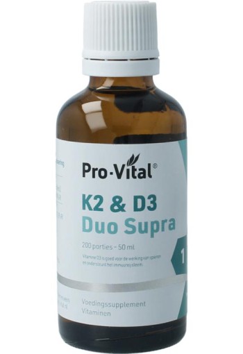 Pro-Vital Vitamine K2 & D3 duo (50 Milliliter)