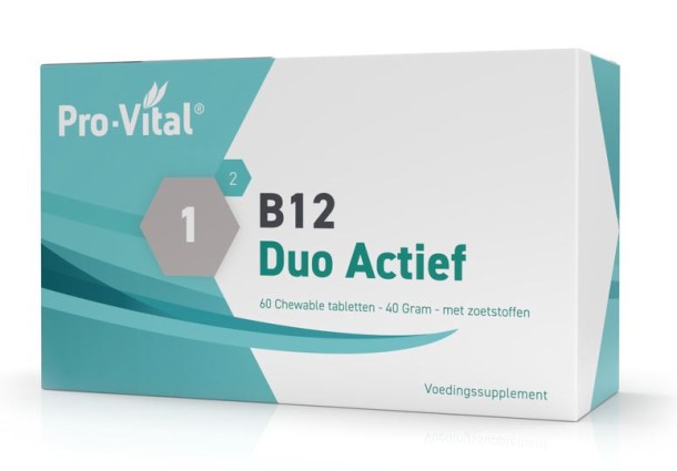 Pro-Vital Vitamine B12 duo actief (60 Tabletten)
