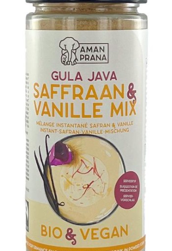 Amanprana Gula java saffraan & vanille bio (230 Gram)