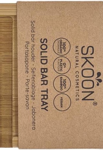 Skoon Solid bar tray - 2 bar - all bamboo (1 Set)