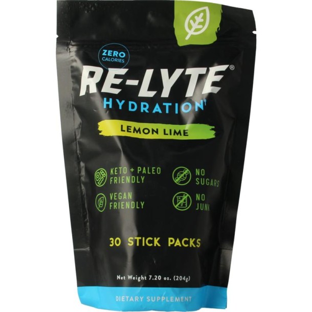 Re-Lyte Hydration drankmix citroen/limoen stick (30 Stuks)