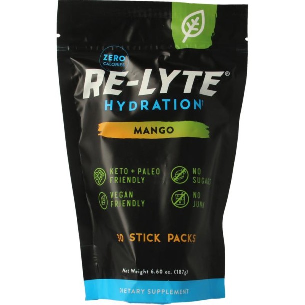 Re-Lyte Hydration drankmix mango stick (30 Stuks)