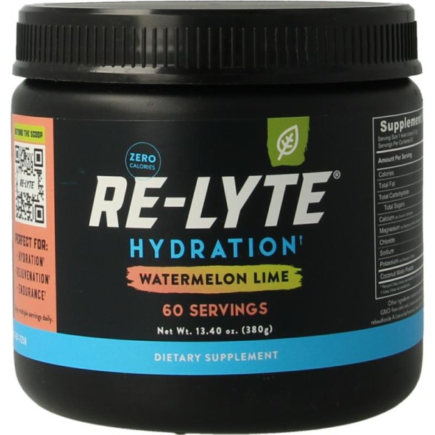 Re-Lyte Hydration drankmix watermeloen/limoen (380 Gram)