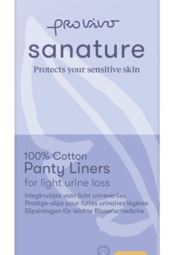 Sanature Pro vivo incontinentie inlegkruisjes light (24 Stuks)