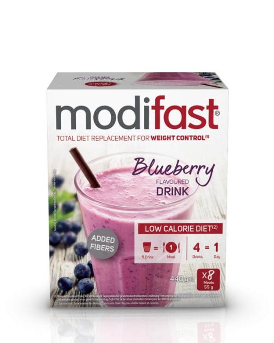 Modifast Intensive milkshake blueberry (440 Gram)
