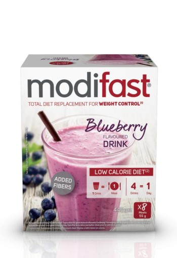 Modifast Intensive milkshake blueberry (440 Gram)