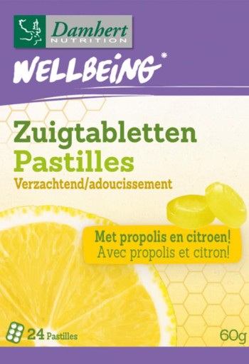 Damhert Wellbeing zuigtabletten verzachtend (24 Pastilles)