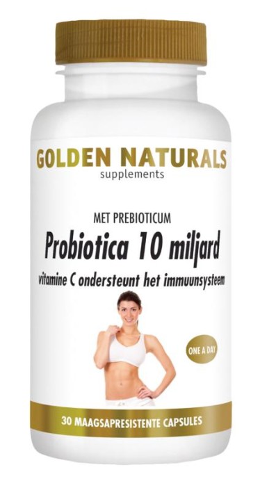 Golden Naturals Probiotica 10 miljard (30 Vegetarische capsules)