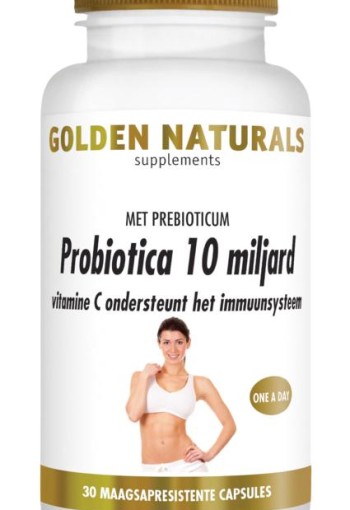 Golden Naturals Probiotica 10 miljard (30 Vegetarische capsules)