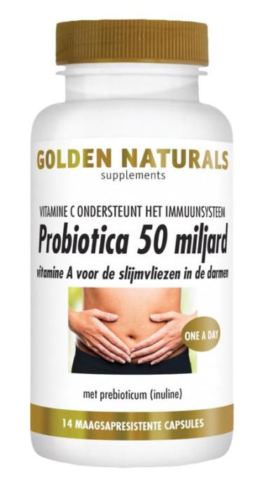 Golden Naturals Probiotica 50 miljard (14 Vegetarische capsules)