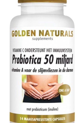 Golden Naturals Probiotica 50 miljard (14 Vegetarische capsules)