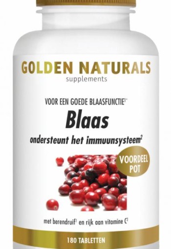 Golden Naturals Blaas (180 Tabletten)